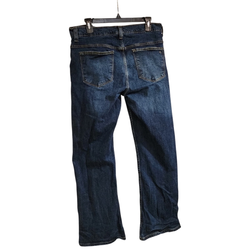 True Craft Mens Sz 32X30 Jeans Bootcut Relaxed Stretch Dark Wash - Picture 2 of 8